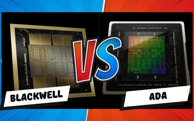 RTX 5090 dùng kiến trúc Blackwell, còn RTX 4090 dùng kiến trúc Ada Lovelace