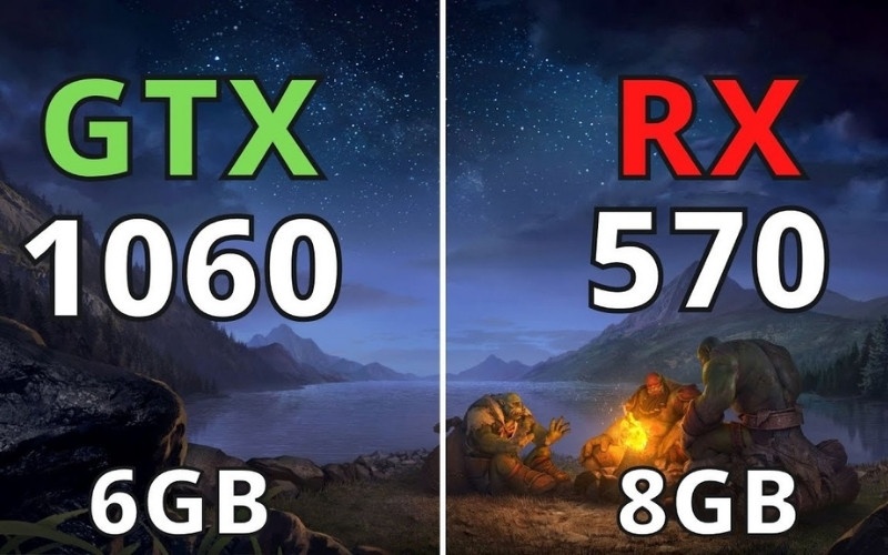 Chơi game ở độ phân giải 2K là một thử thách lớn đối với cả hai chiếc card này