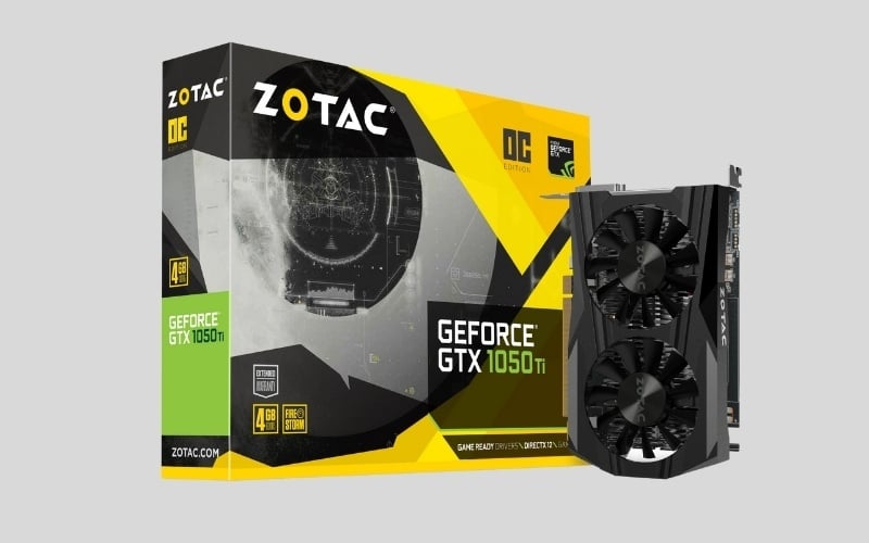 TDP chỉ 75W giúp GTX 1050 Ti hoạt động mát mẻ, êm ái và không đòi hỏi một bộ nguồn công suất lớn