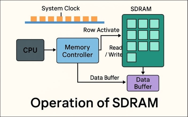 Nguyên lý hoạt động của SDRAM