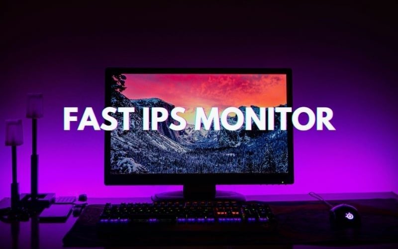 Tấm nền&nbsp;Fast IPS đạt tốc độ phản hồi 1ms, phù hợp cả chơi game lẫn làm việc