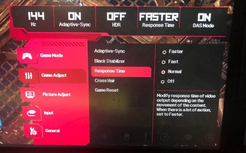 Thiết lập&nbsp;tính năng tăng điện áp&nbsp;ở mức&nbsp;Normal&nbsp;để có hình ảnh tự nhiên hơn