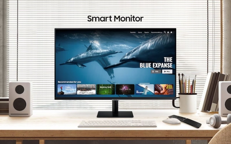 Samsung Smart Monitor là dòng sản phẩm kết hợp giữa màn hình máy tính và TV thông minh