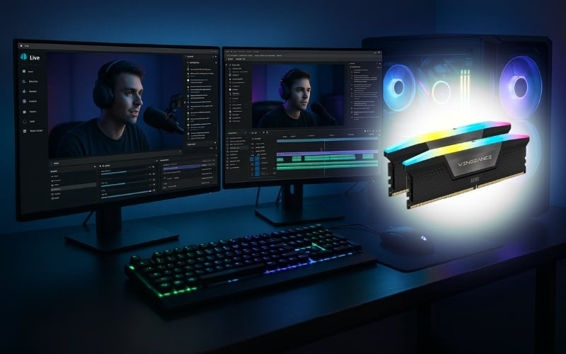 RAM là&nbsp;linh kiện quyết định khả năng đa nhiệm của toàn bộ hệ thống