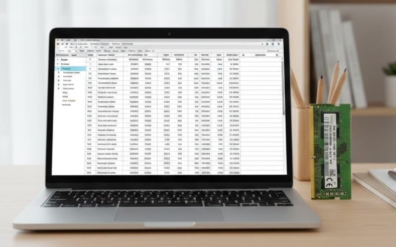 RAM 8GB phù hợp cho người dùng phổ thông như nhân viên văn phòng