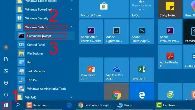 Nhấn chuột phải vào Command Prompt ​​​​​​​