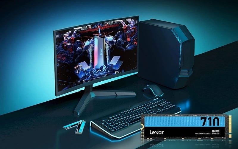 SSD Lexar NM710 được khuyên dùng cho game thủ và người dùng sáng tạo