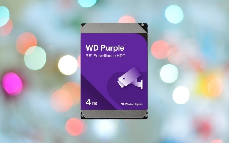 Nên chọn dòng HDD chuyên dụng như Western Digital Purple dung lượng cao