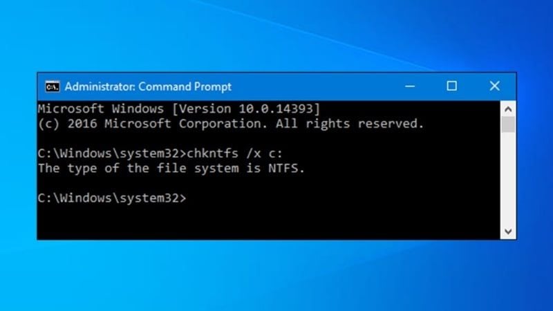 Hủy bỏ Disk Check