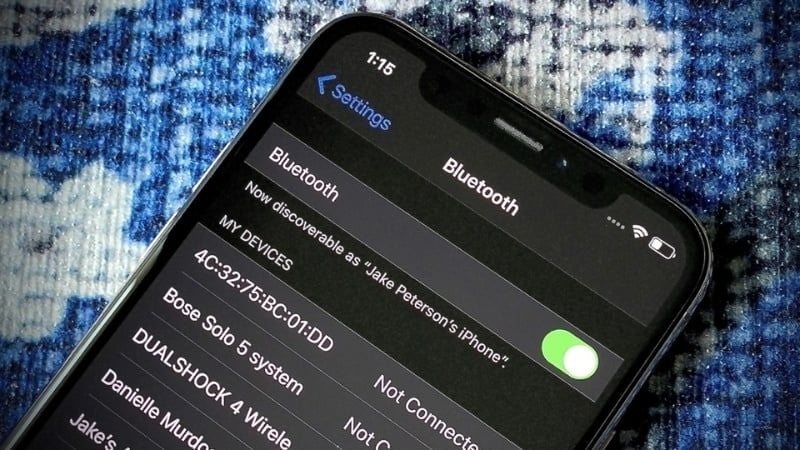 IPhone không tìm thấy tai nghe Bluetooth