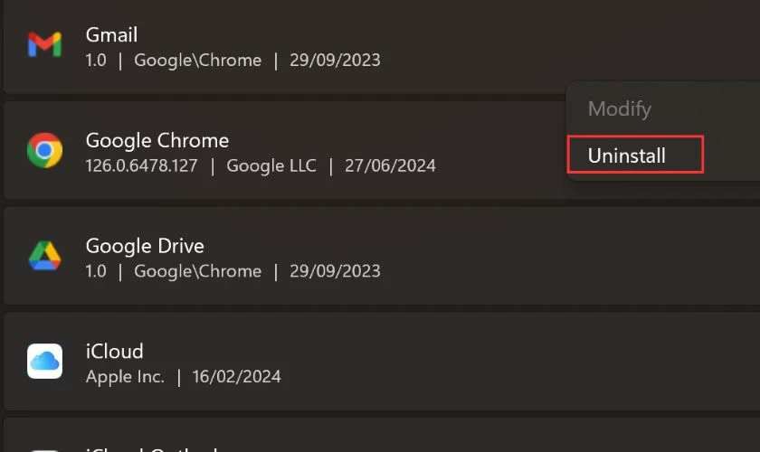 Cài đặt Gmail về máy tính qua trình duyệt Google Chrome