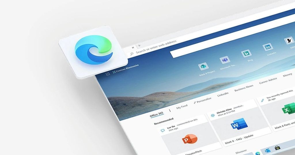 Cài đặt Gmail qua trình duyệt Microsoft Edge