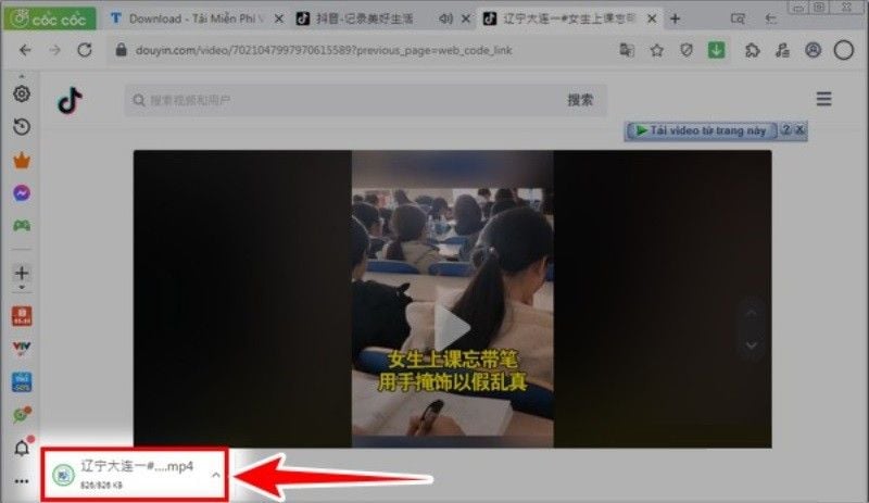 tải video douyin không logo về máy tính