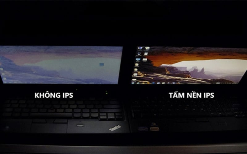 IPS nổi tiếng với khả năng hiển thị màu sắc cực kỳ chính xác, sống động