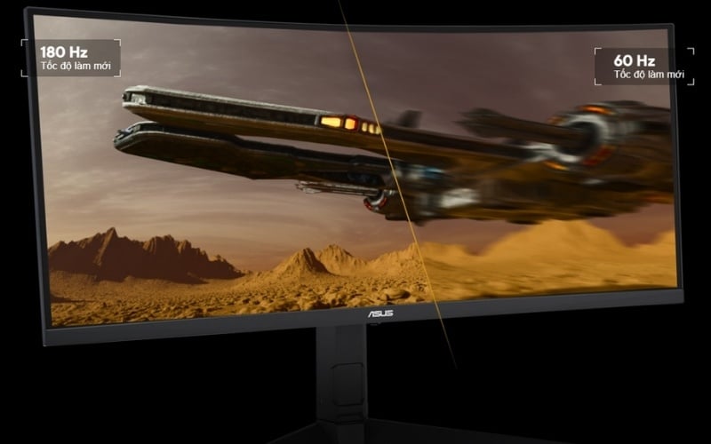 Màn hình cong sử dụng tấm nền VA linh hoạt