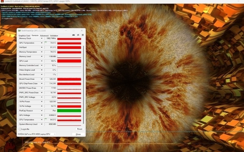 Dùng phần mềm FurMark để test màn hình