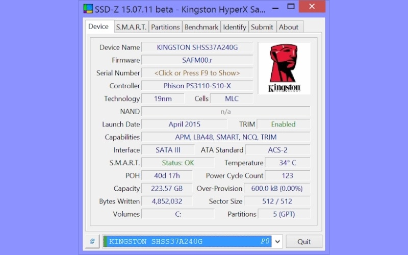 Sử dụng phần mềm kiểm tra phần cứng