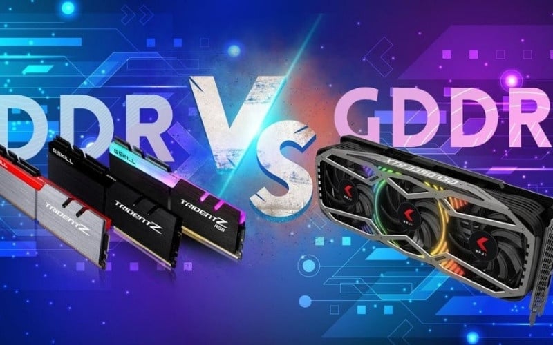 DDR RAM có độ trễ thấp hơn so với GDDR RAM