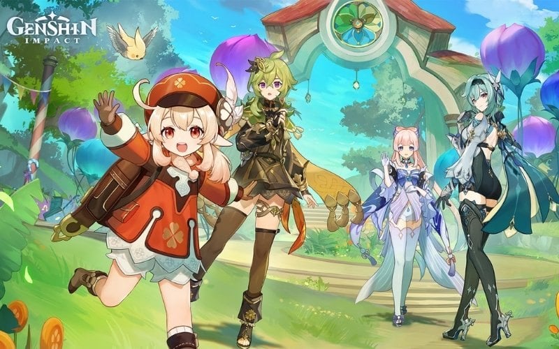 Genshin Impact có phong cách đồ họa Anime rực rỡ, nên ưu tiên laptop có độ phủ màu cao