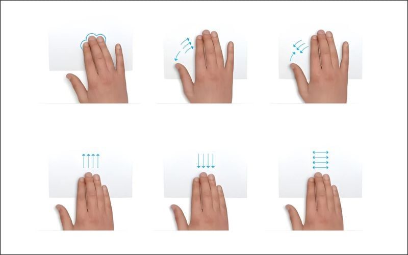 Windows Precision Touchpad có thể tận dụng các cử chỉ nâng cao để quản lý công việc