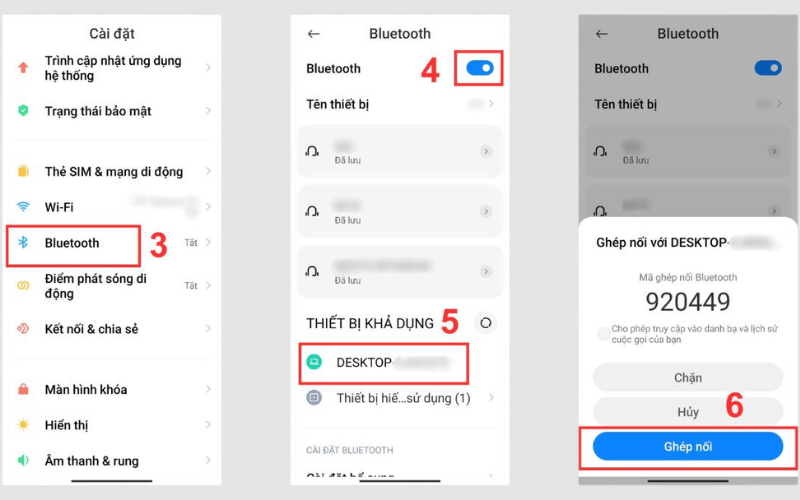 Ghép nối hai thiết bị