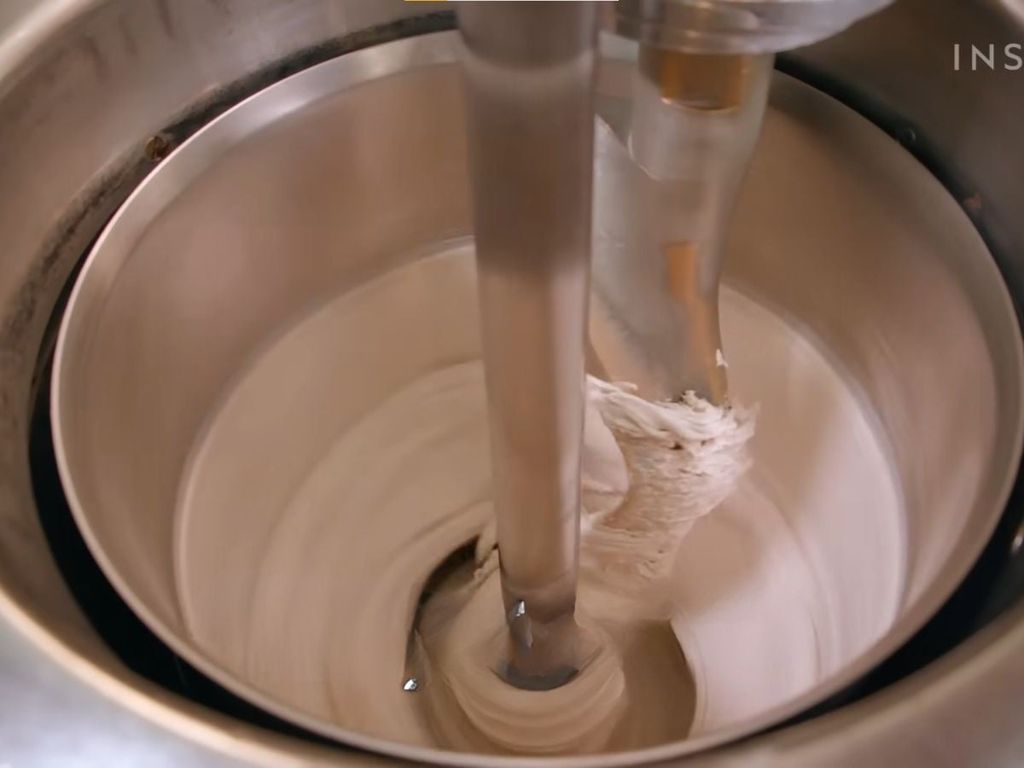 cách làm kem dừa trộn nguyên liệu