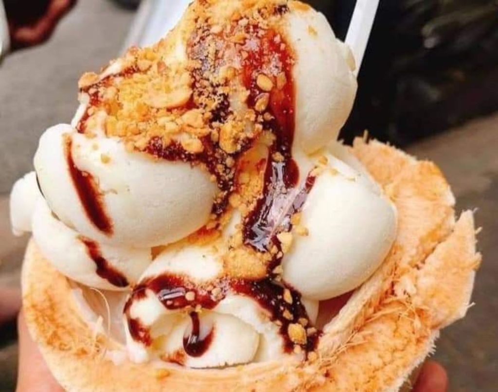 cách làm kem dừa với socola