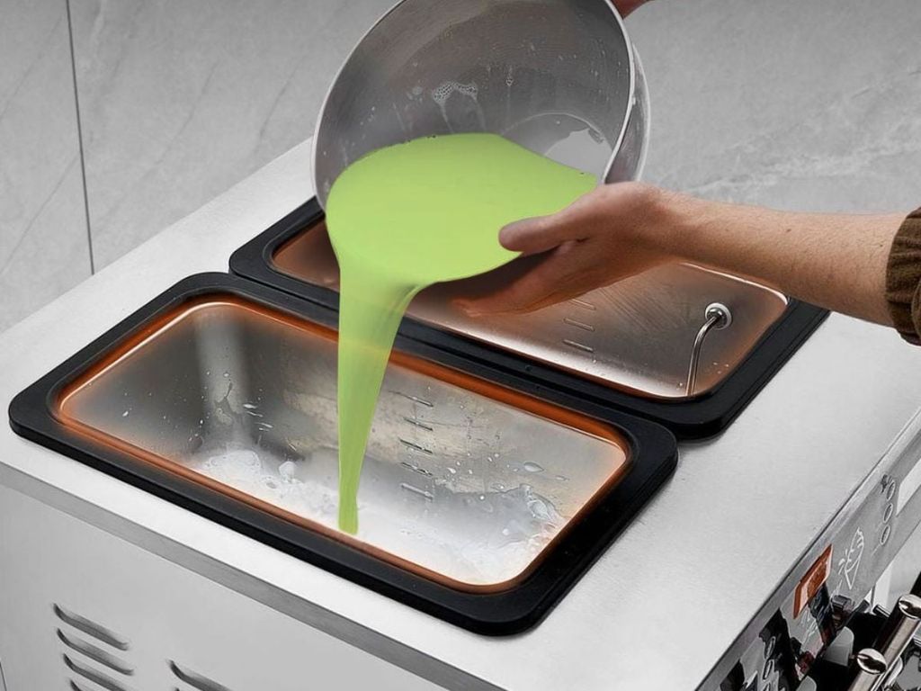 cách làm kem matcha