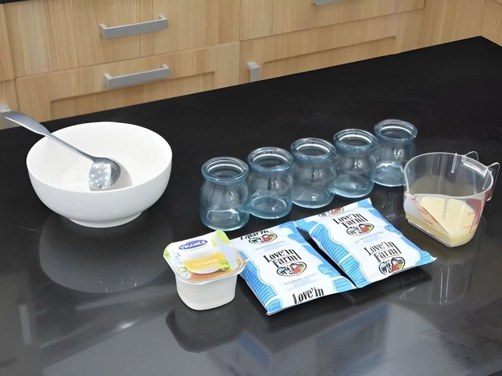 cách làm kem sữa chua nguyên liệu