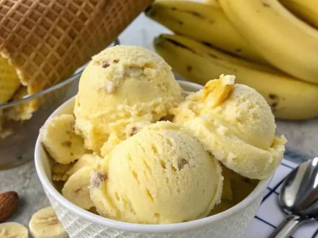 nguyên liệu làm kem chuối mít