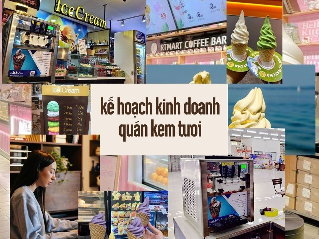 tổng quan kế hoạch kinh doanh quán kem tươi