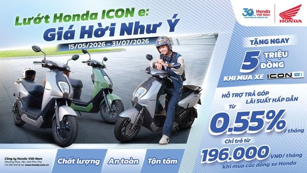 ƯU ĐÃI 5 TRIỆU KHI MUA HONDA ICON E