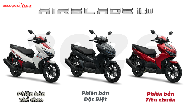 Các phiên bản xe AB 160 mới nhất 2026
