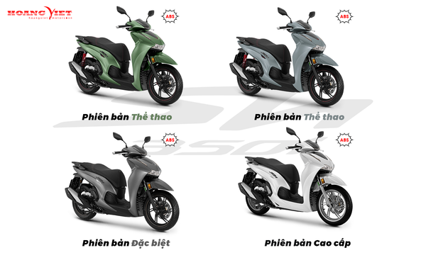 các phiên bản sh350i