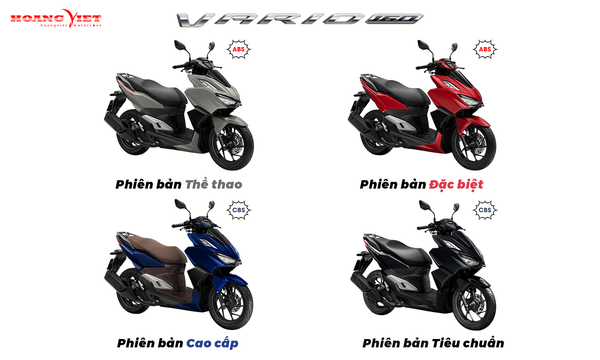 Honda Vario 160 các phiên bản đang bán