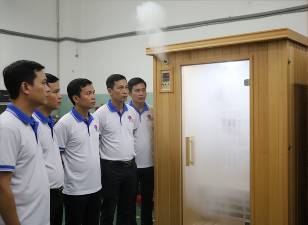 Chạy thử nghiệm thực tế Phòng xông hơi khô Domisauna