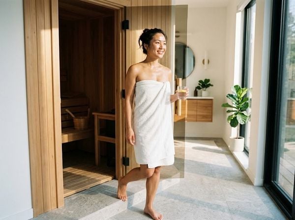 Phụ nữ Việt Nam rạng rỡ tận hưởng đặc quyền sức khỏe từ phòng xông hơi mỗi ngày