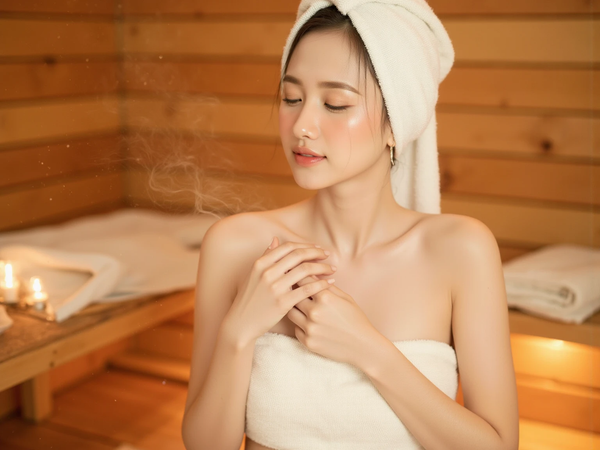 Trẻ hóa da nhờ xông hơi