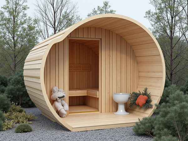 Sauna cabin phong cách Phần Lan