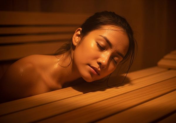 Tận hưởng sự thư giãn nguyên thủy trong phòng xông hơi