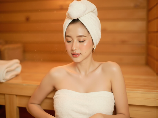 Trẻ hóa da nhờ xông hơi