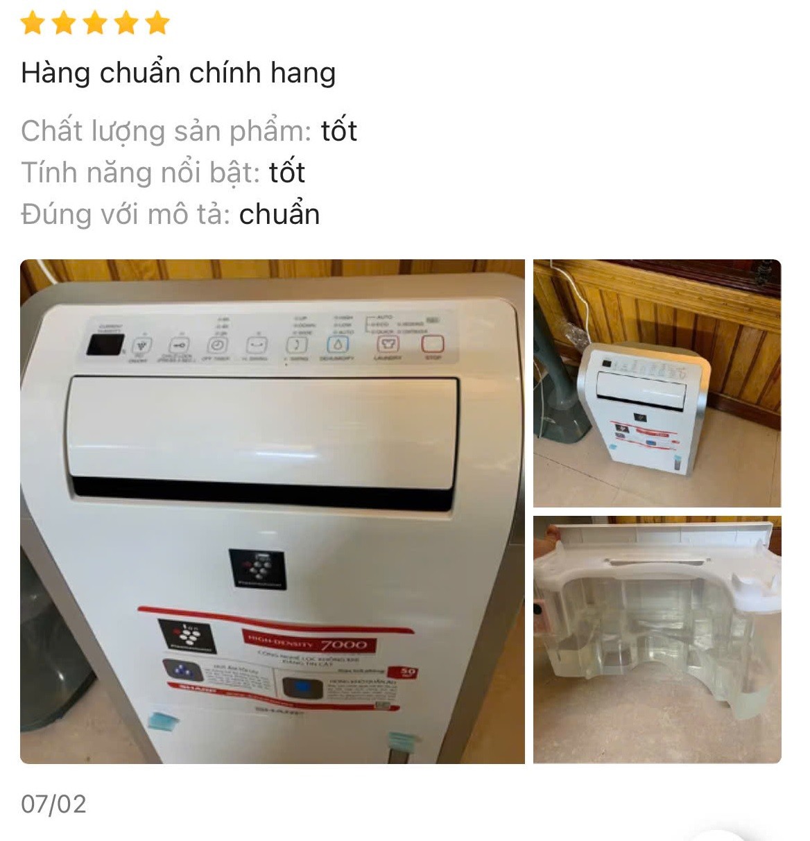 Đánh giá máy hút ẩm Sharp DW-D20A-W