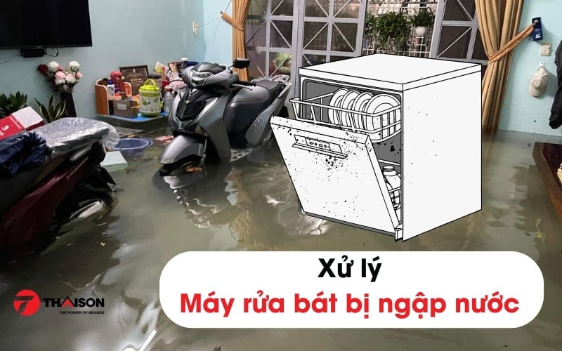 Máy rửa bát bị ngập nước 4