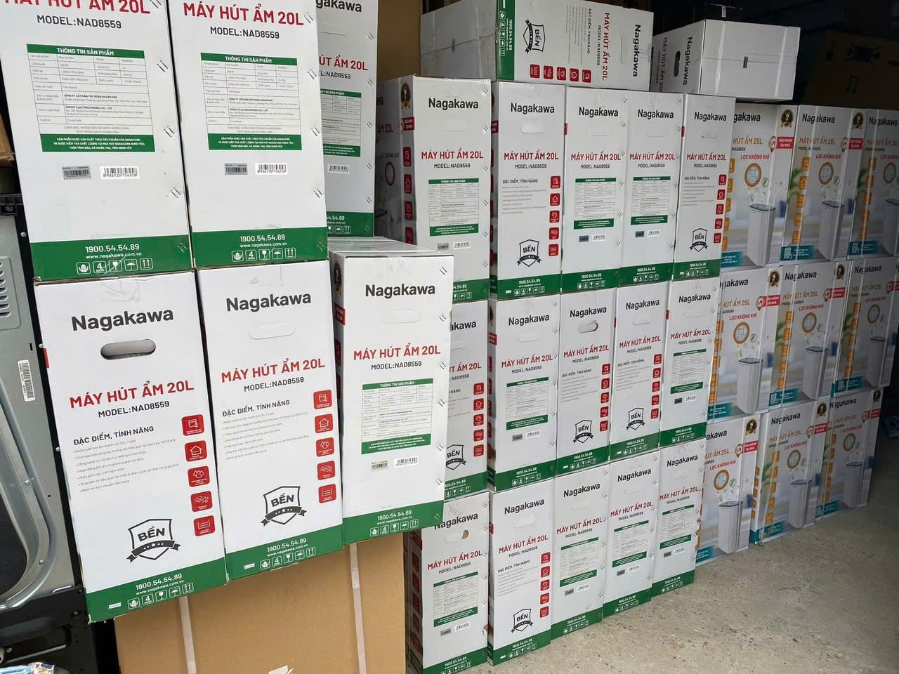 Tổng kho máy hút ẩm tại miền Bắc