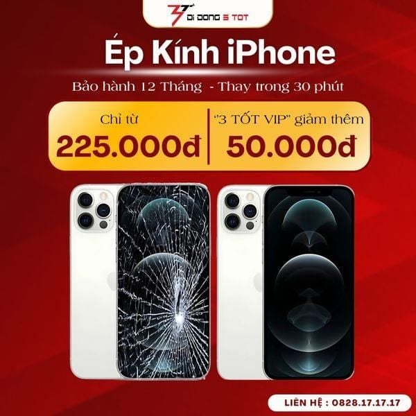Ép kính iPhone