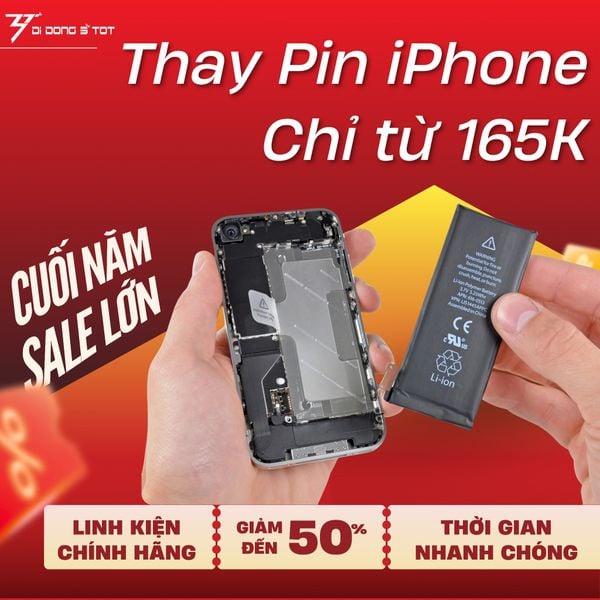 Thay pin iPhone – Giá chỉ từ 165.000đ