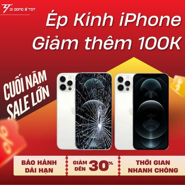 Ép kính iPhone – Giảm thêm 100.000đ