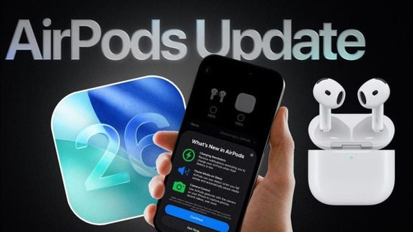 Giao diện cập nhật phần mềm AirPods mới