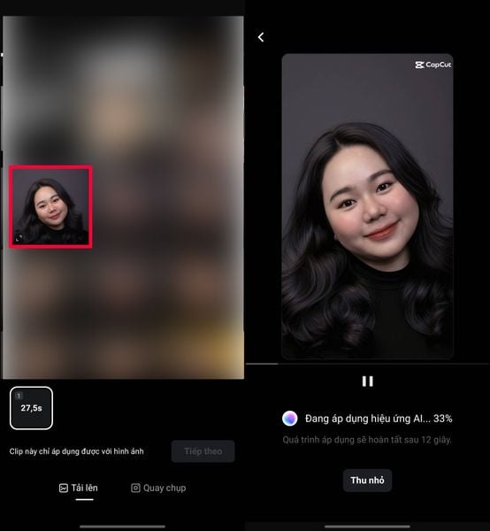 hiệu ứng tuyết rơi bằng AI siêu đẹp