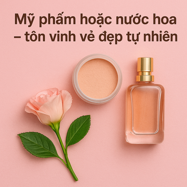 Mỹ phẩm hoặc nước hoa – tôn vinh vẻ đẹp tự nhiên